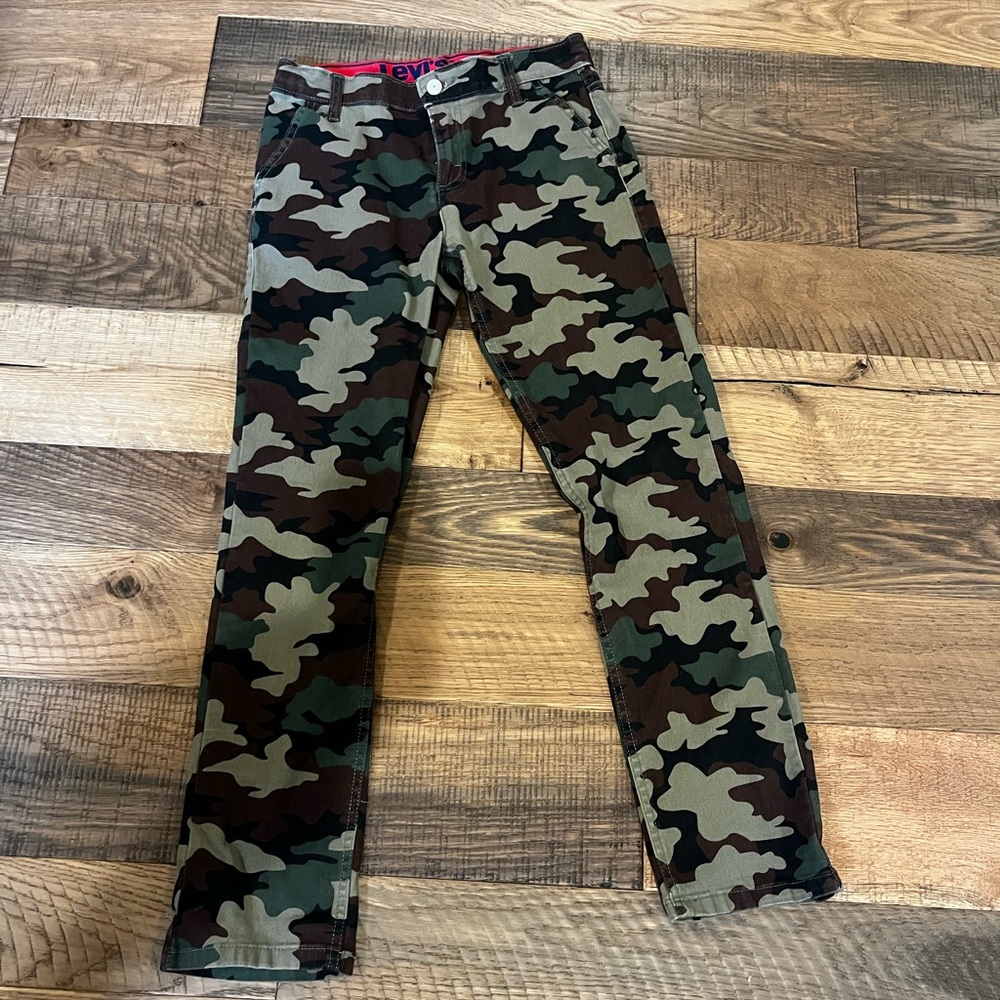 LEVI’s Camo 502 Jeans, Size 14 Reg, Waist 27 Length 29